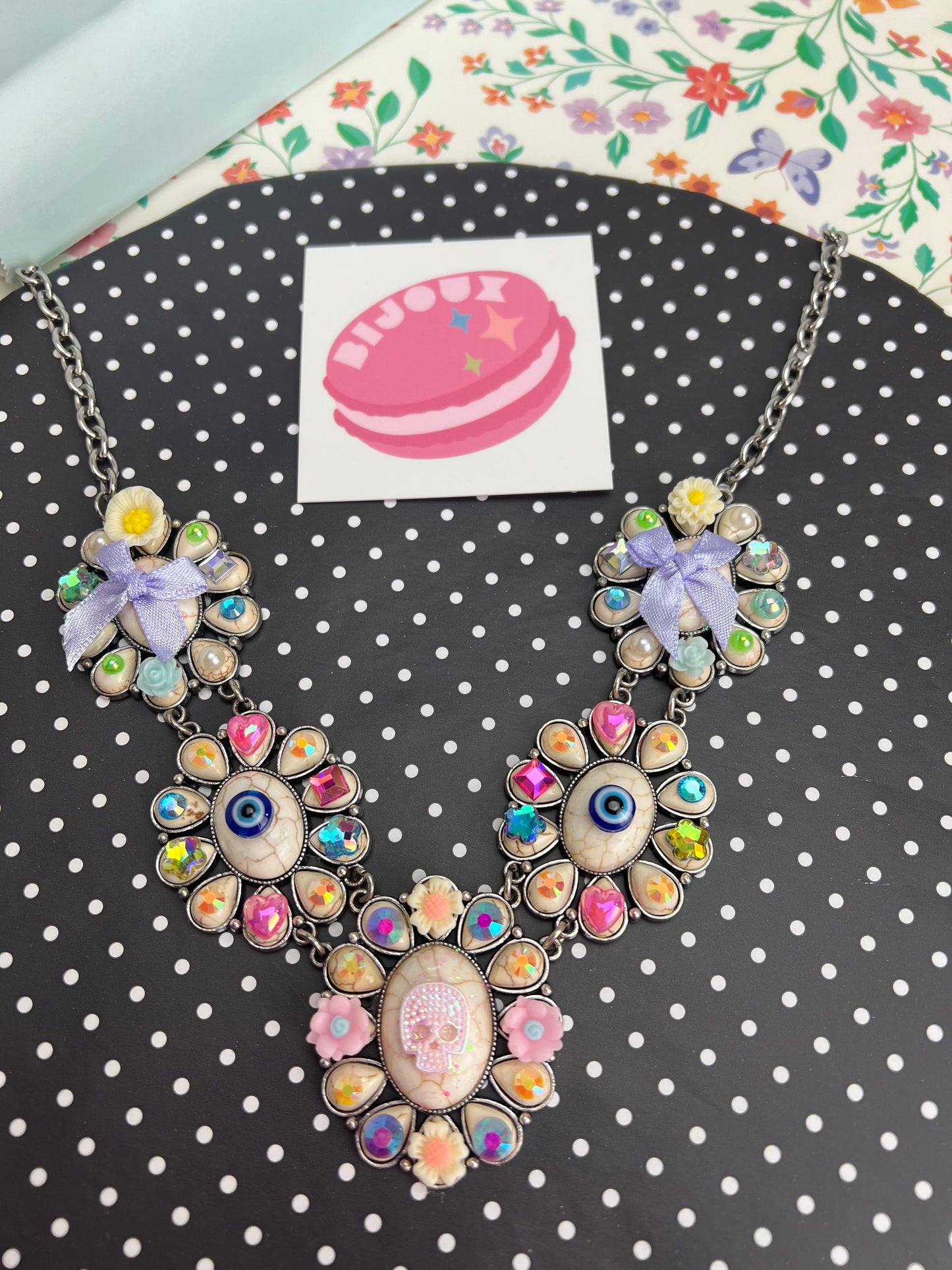 ☠️ Punk Cameo ☠️ Bijoux Bib Necklace Collection