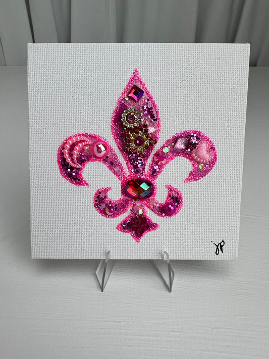"Fleur-de-lis" - Pink Crush