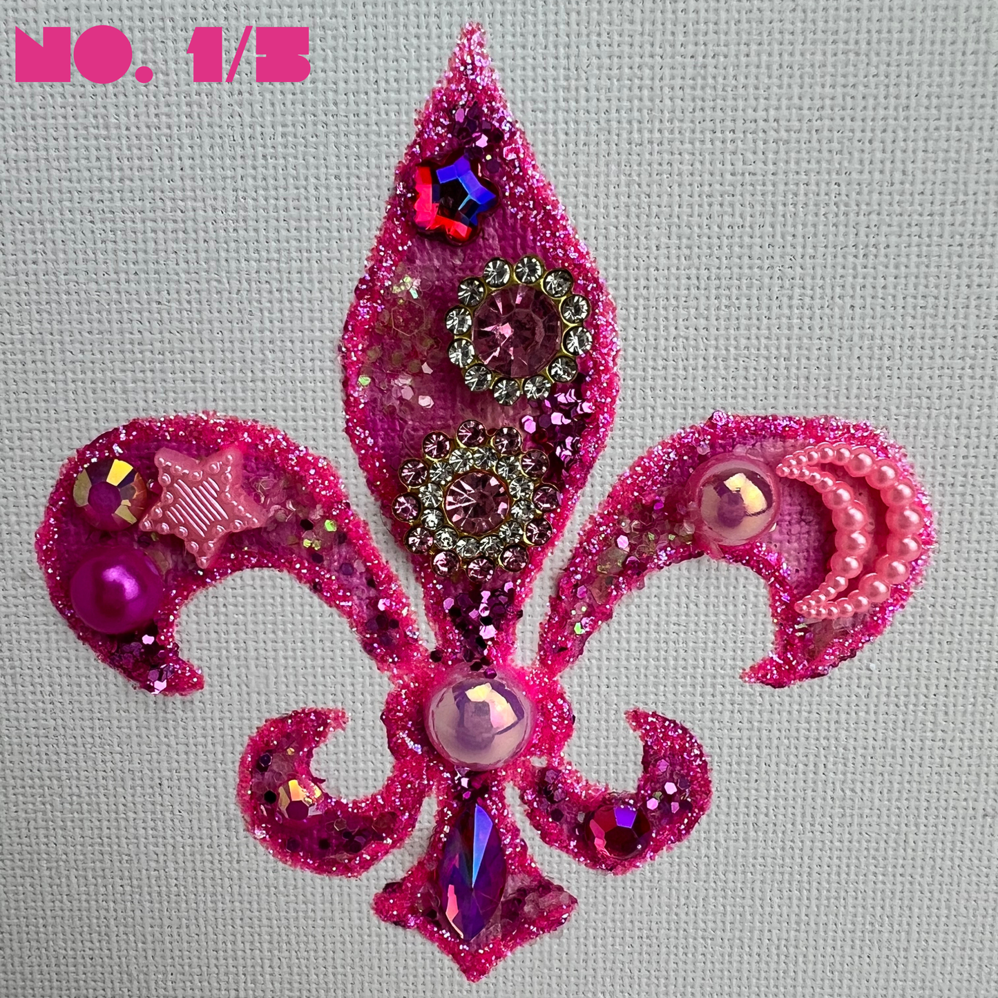 "Fleur-de-lis" - Pink Crush