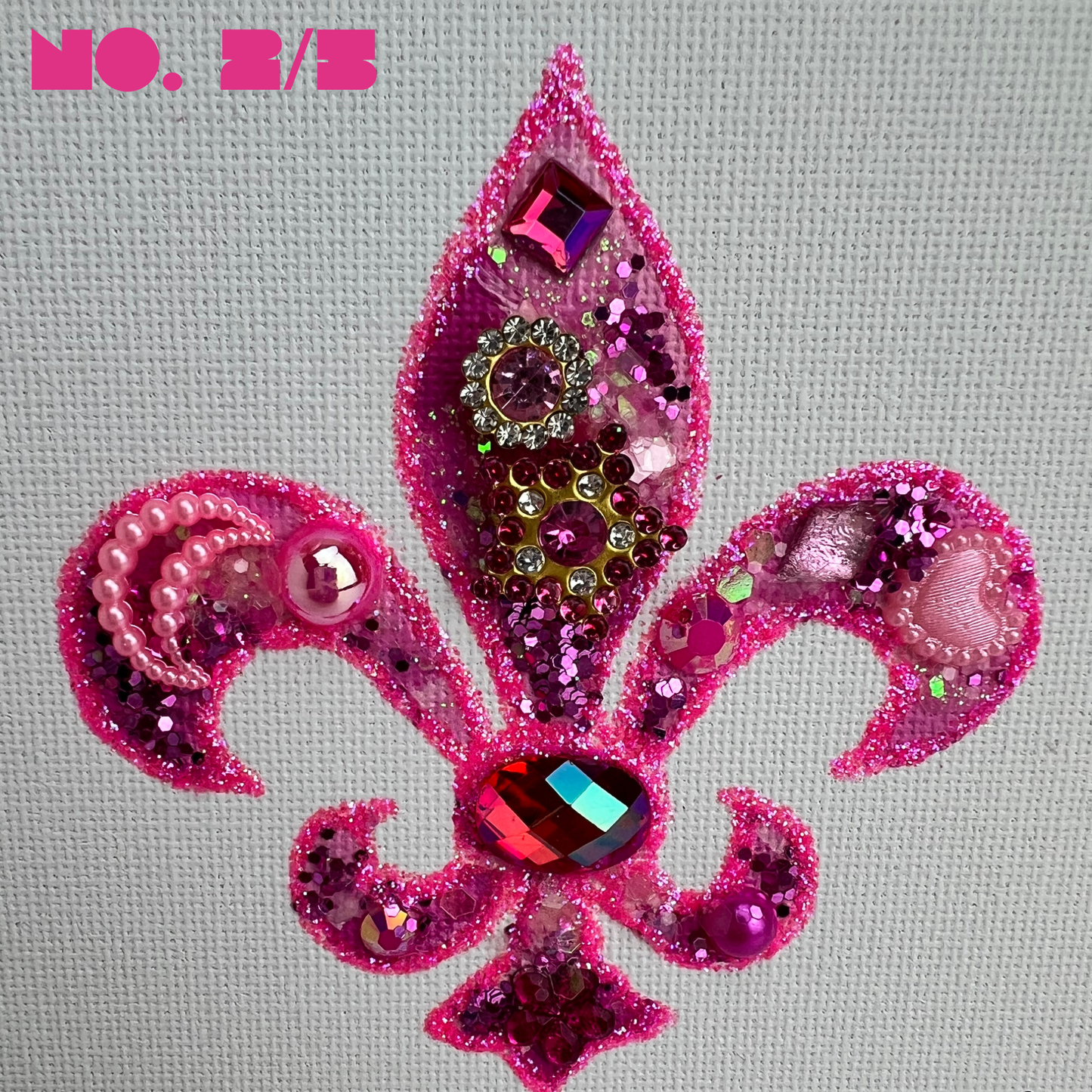 "Fleur-de-lis" - Pink Crush