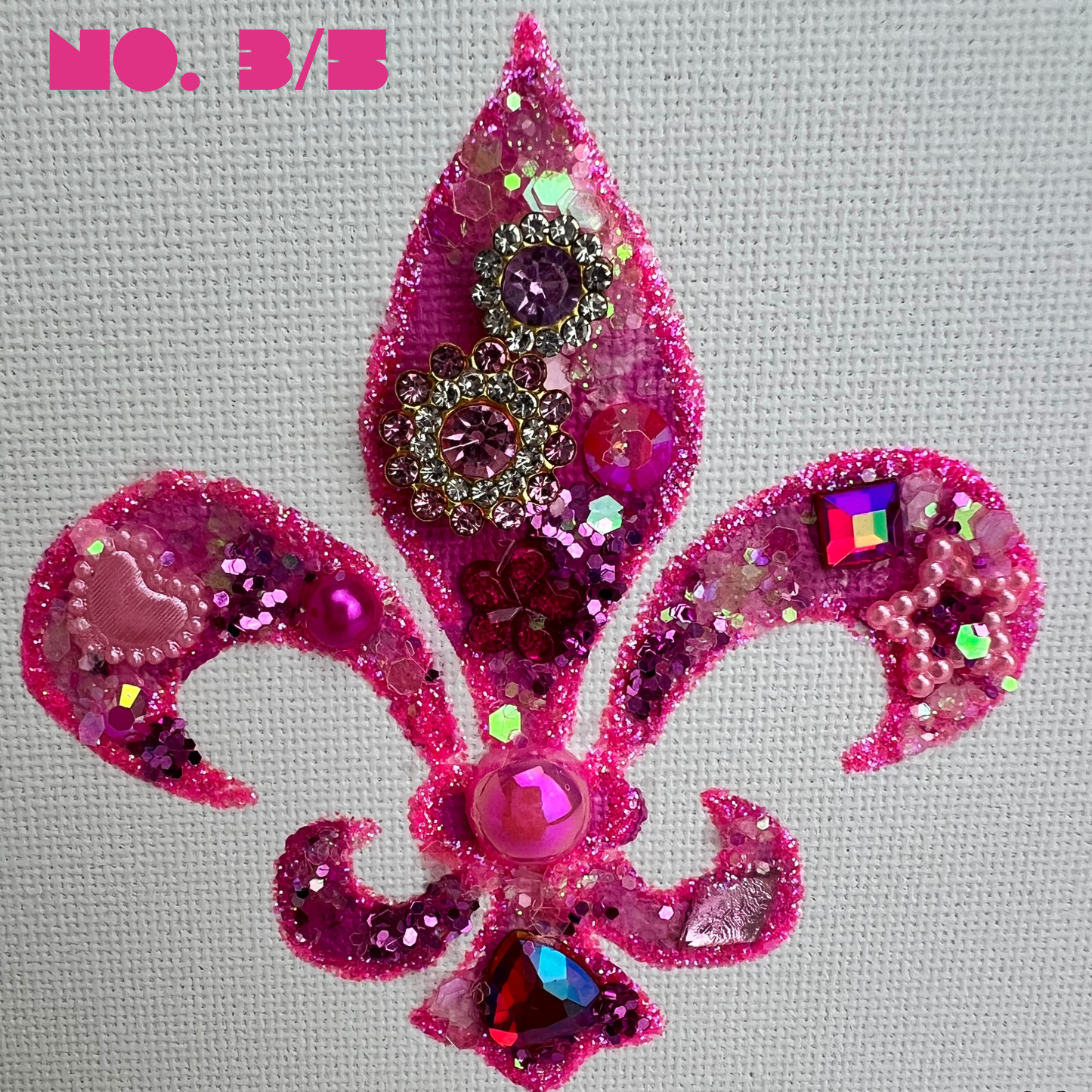 "Fleur-de-lis" - Pink Crush