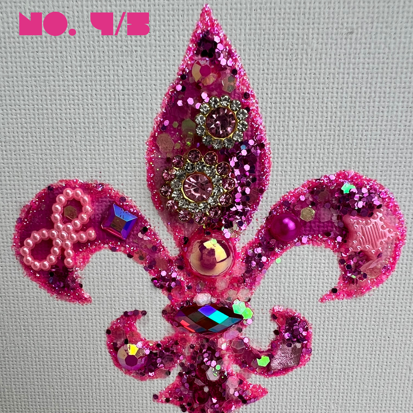 "Fleur-de-lis" - Pink Crush