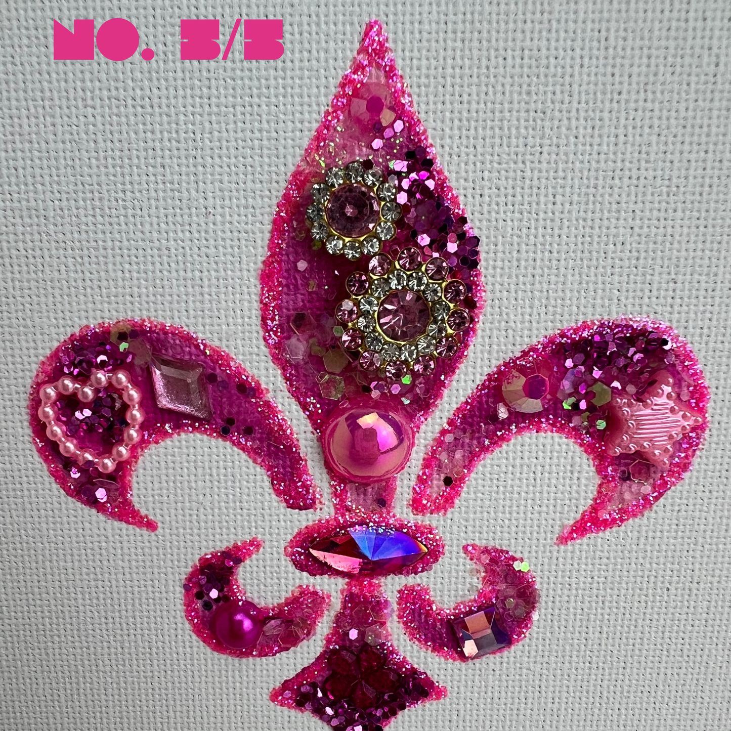 "Fleur-de-lis" - Pink Crush