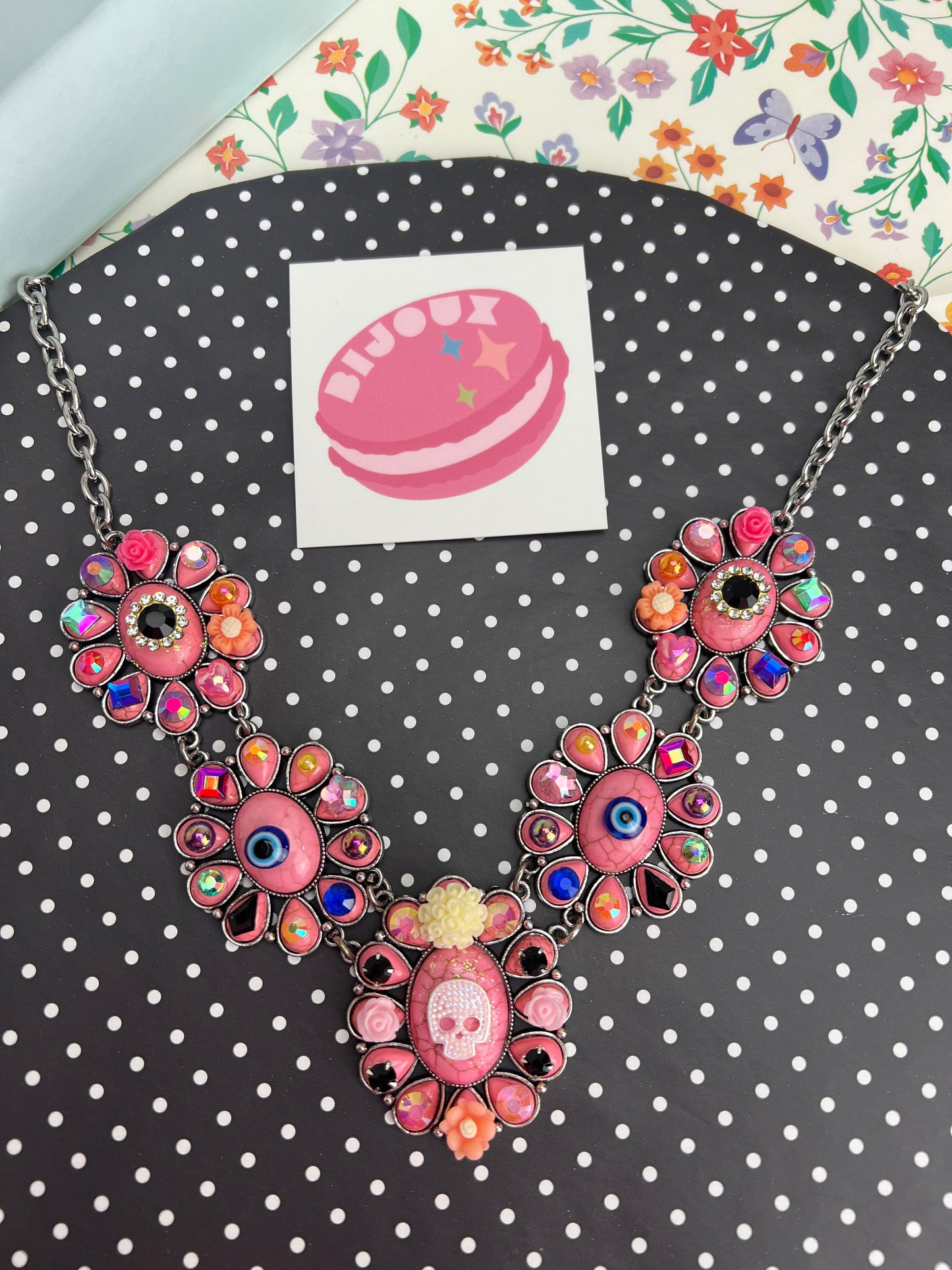 ☠️ Punk Cameo ☠️ Bijoux Bib Necklace Collection