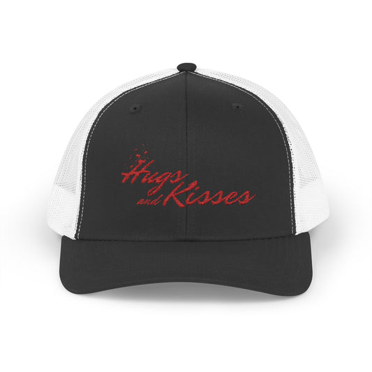 Hugs & Kisses Embroidery Mesh Hat