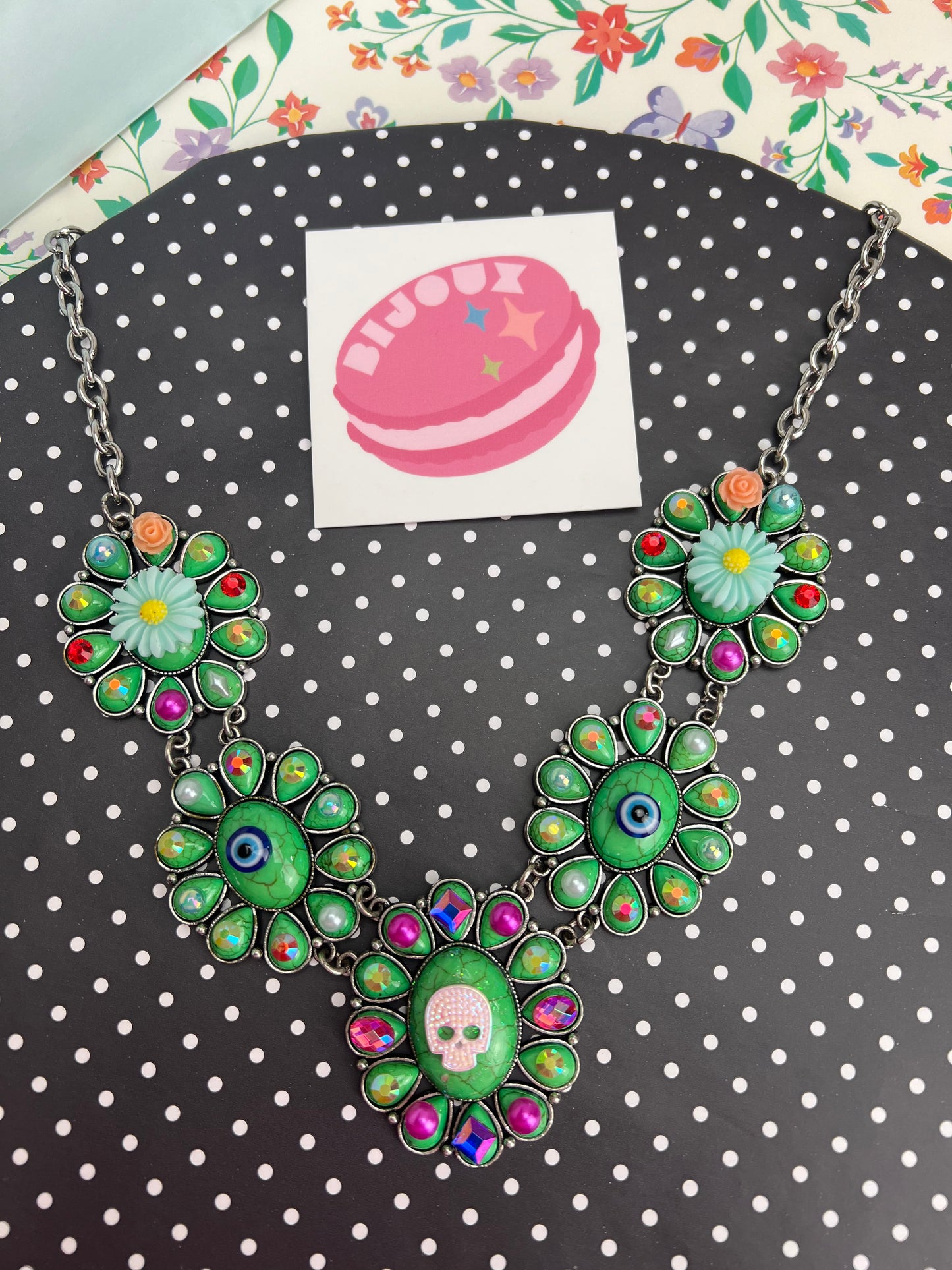 ☠️ Punk Cameo ☠️ Bijoux Bib Necklace Collection