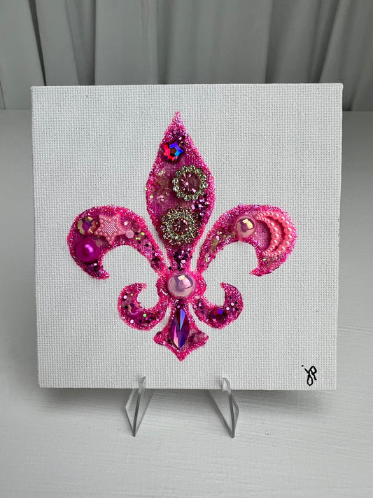 "Fleur-de-lis" - Pink Crush
