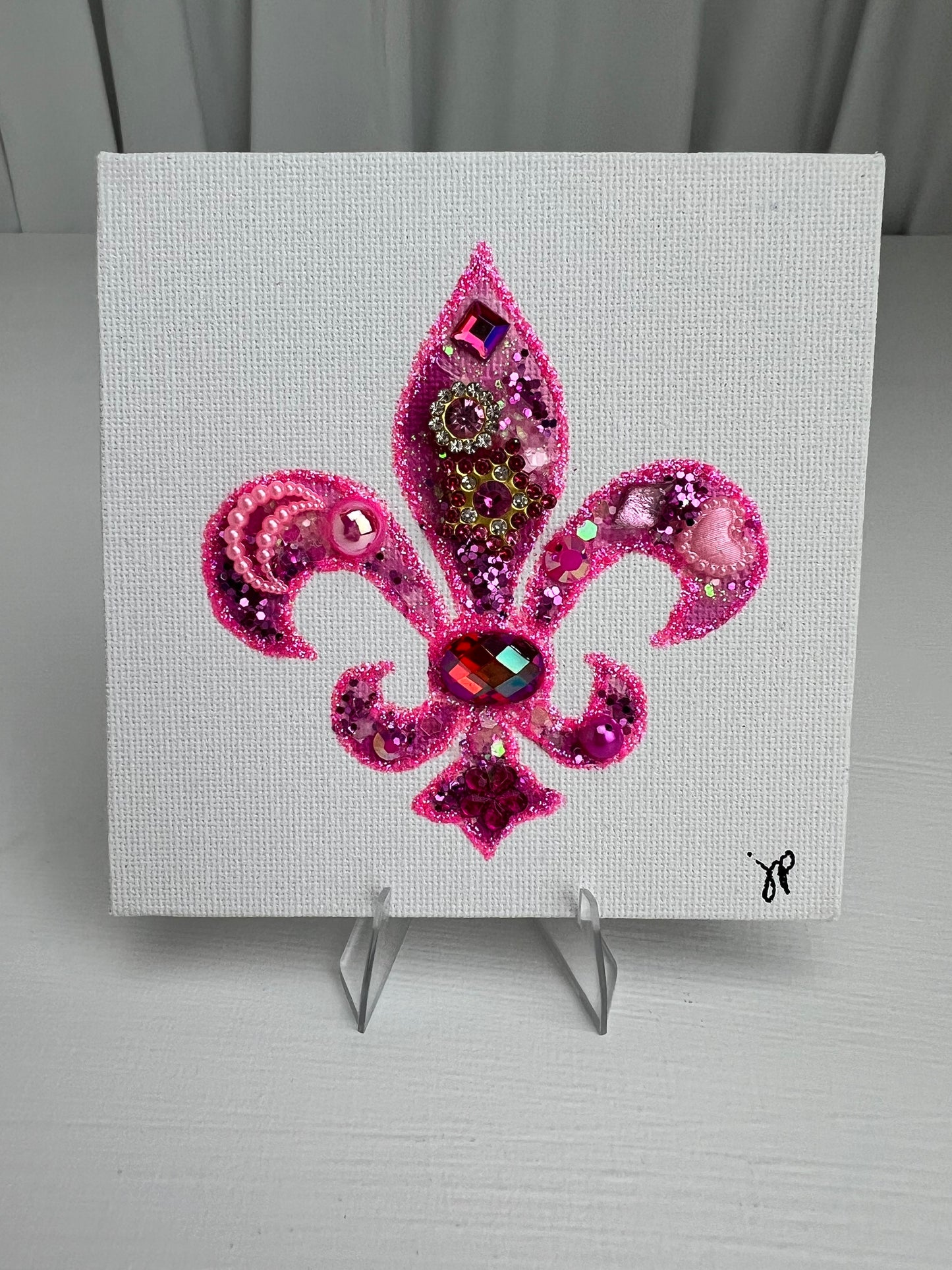 "Fleur-de-lis" - Pink Crush