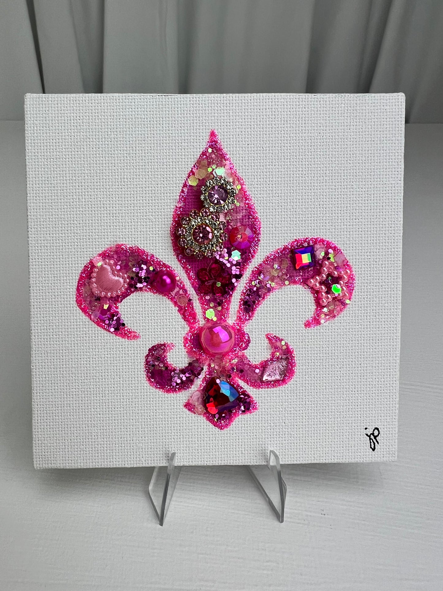 "Fleur-de-lis" - Pink Crush