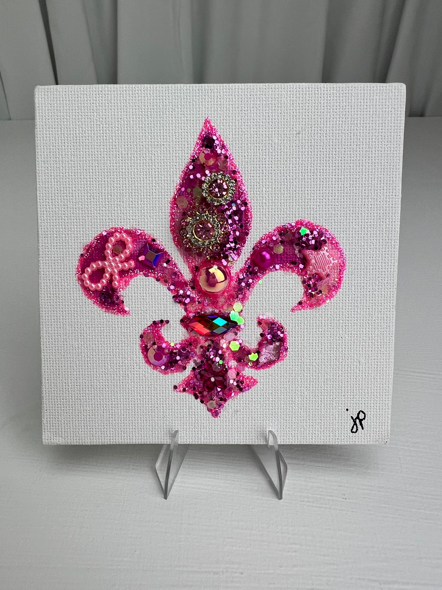 "Fleur-de-lis" - Pink Crush